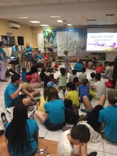 Children at the 2025 summer club